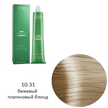 S 10.31 Крем-краска д/волос с экстрактом женьшеня и рисовыми протеинами линии Studio,100мл