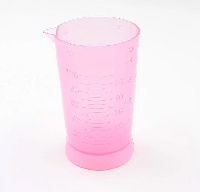 Мерный стакан 100 мл розовый