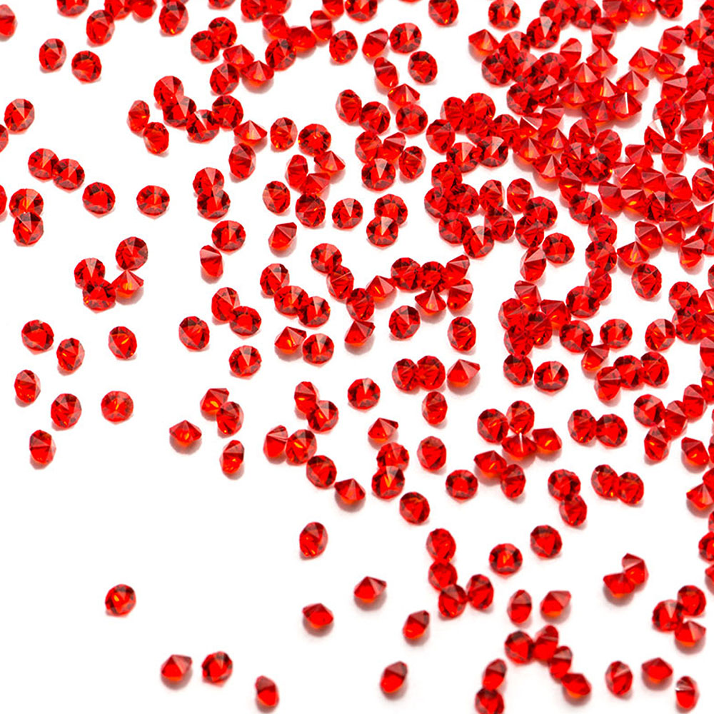 Дизайн TNL - Хрустальная крошка 1440 шт. голографик №4 (красная) 