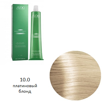 S 10.0 Крем-краска д/волос с экстрактом женьшеня и рисовыми протеинами линии Studio,100мл