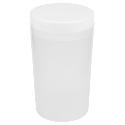 Подставка-стакан для мытья кистей (01 Белая крышка)
