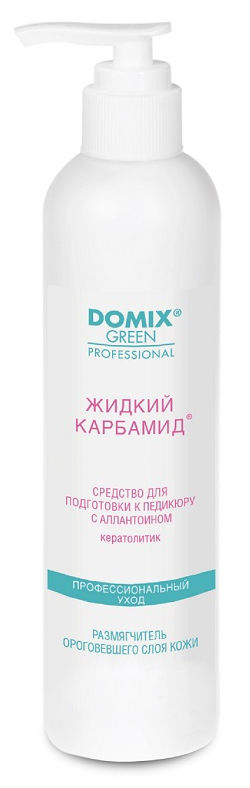 DOMIX "Жидкий карбамид"- средство д/подготовки к педикюру с аллантоином (кератолитик), 250мл