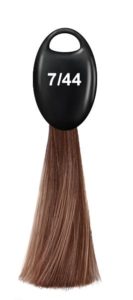 OLLIN "N-JOY"7/44 - русый интенивно-медный, перманентная крем-краска для волос 100 мл