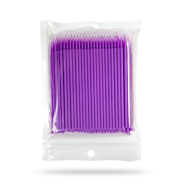 Микрощеточки M в пакете 100 шт.(01 фиолетовые) IRISK, 100шт