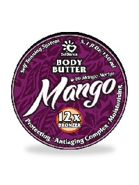 SolBianca Твердое масло автозагар "Mango" с маслами манго и карите 12*bronzer 150 мл