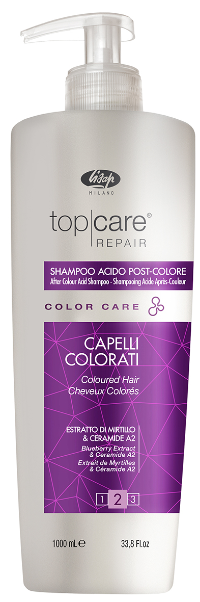 Стабилизатор цвета шампунь- "Top Care Repair Color Care After Color Acid Shampoo",1000мл