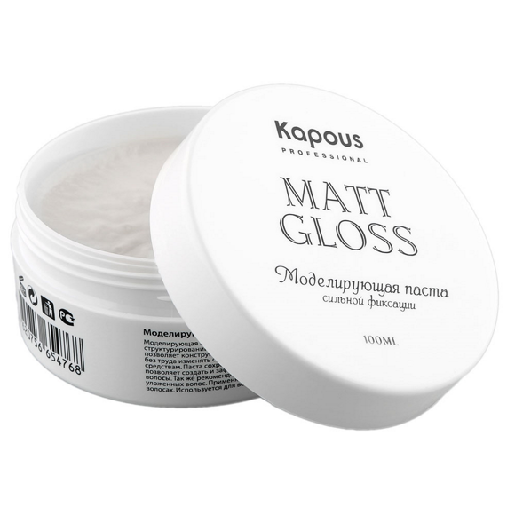 Моделирующая паста д/волос сильной фиксации "Matt Gloss"100мл
