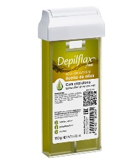 Depilflax Воск для депиляции в картридже 110 гр. - Олива (Olive) прозрачный