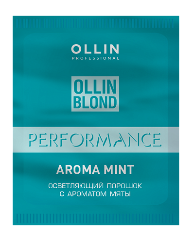 OLLIN BLOND Осветляющий порошок с ароматом мяты 30г/Blond Powder Wint Mint Aroma