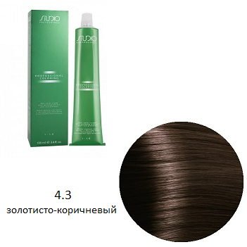 S 4.3 Крем-краска д/волос с экстрактом женьшеня и рисовыми протеинами линии Studio,100мл