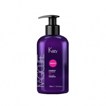 Kezy ML Шампунь разглаживающий для вьющихся, непослушных волос 300мл Shampoo lisciante per capelli  