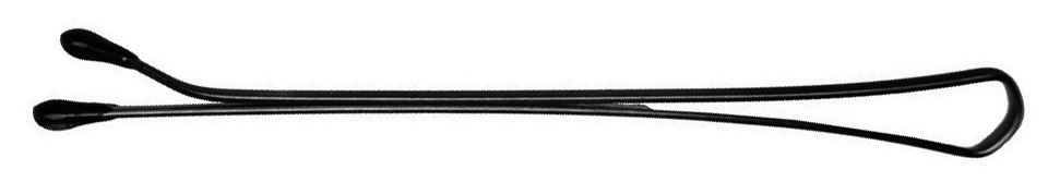 Dewal невидимки SLN60P-1/60 прямые, черные,60мм(60 шт)