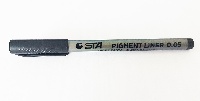 Маркер для дизайна STA pigment liner 0.05 mm black