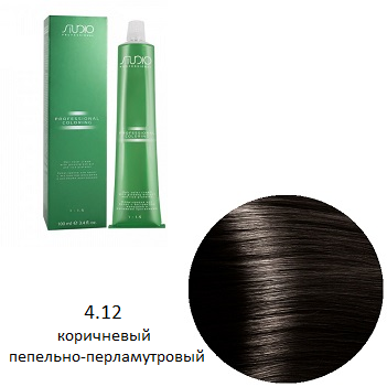 S 4.12 Крем-краска д/волос с экстрактом женьшеня и рисовыми протеинами линии Studio,100мл