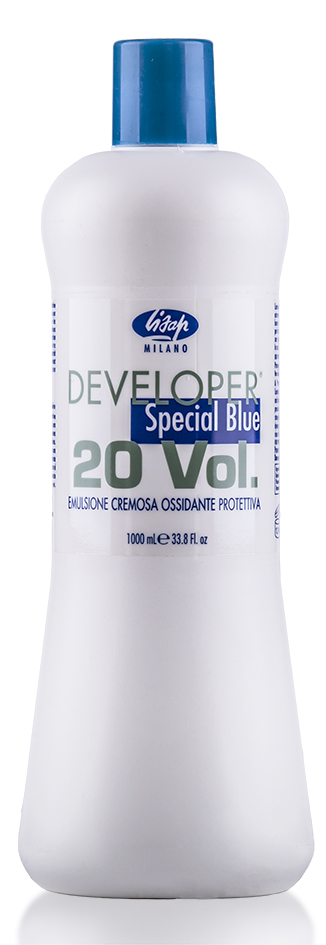 Оксидант-лосьон,нейтрализующий желтизну 6%-Developer Special Blue 20vol,1000мл LISAP