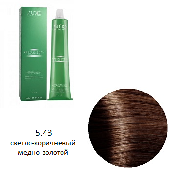 S 5.43 Крем-краска д/волос с экстрактом женьшеня и рисовыми протеинами линии Studio,100мл