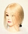 Манекен учебный натуральный волос блонд 40см