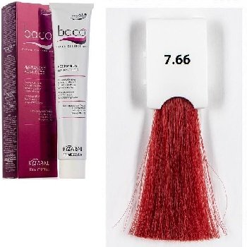 BZ 7.66 интенсивный красный блондин Крем-краска "Baco Color"100мл