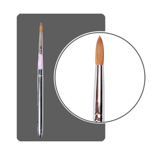 ФП Кисть для акрила красный соболь трансформер №6 "круглая"