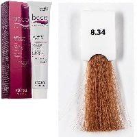 BZ 8.34 светлый золотисто-медный блондин Крем-краска "Baco Color"100мл