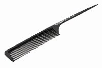 Расческа "Toni&Guy" черная 8914 (пластик.хвостик)