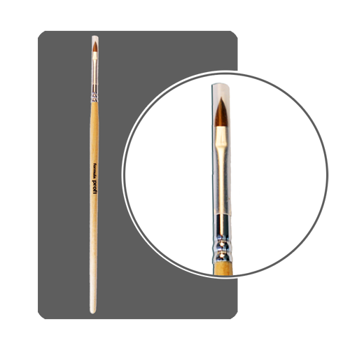 ФП Кисть колонок для дизайна "Лепесток"  №3