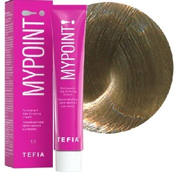 MYPOINT 8.87 светлый блондин коричнево-фиолетовый. Перманентная крем-краска для волос, 60 мл 