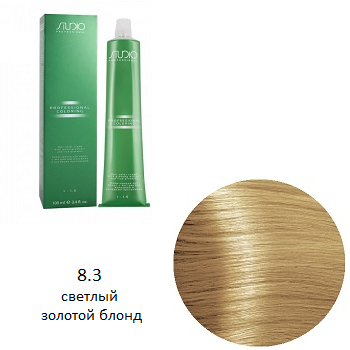 S 8.3 Крем-краска д/волос с экстрактом женьшеня и рисовыми протеинами линии Studio,100мл