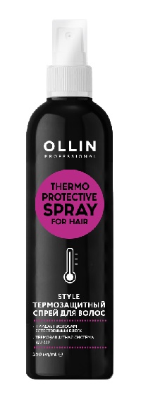 OLLIN STYLE Термозащитный спрей для волос 250 мл  NEW!!!