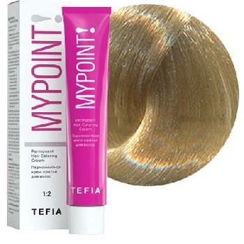 MYPOINT 187 специальный блондин корочнево-фиолетовый. Перманентная крем-краска для волос, 60 мл 