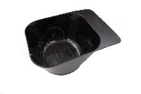 Миска для краски Н019 квадратная черная