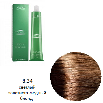 S 8.34 Крем-краска д/волос с экстрактом женьшеня и рисовыми протеинами линии Studio,100мл
