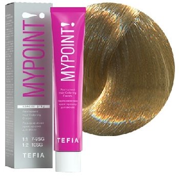 MYPOINT 9.310 очень светлый блондин золотисто-пепельный для седых Перман.крем-краска для волос,60 мл