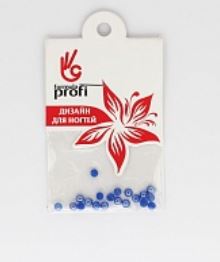 Стразы керамические жемчужные, цв. синий