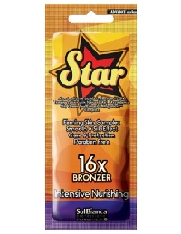 SolBianca Крем д/загара "Star" c медом, маслом макадамии и экстрактом зеленого чая 16*bronzer ,15мл