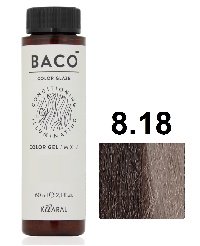 CG 8.18 светлый блондин пепельно-коричневый  Кондиц. оттеночный колор-гель Baco color glaze 60 мл