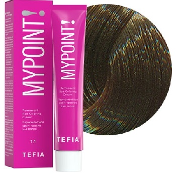 MYPOINT 5.81 светлый брюнет коричнево-пепельный. Перманентная крем-краска для волос, 60 мл