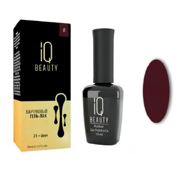 IQ BEAUTY Каучуковый гель-лак с кальцием 10 мл. (136 )