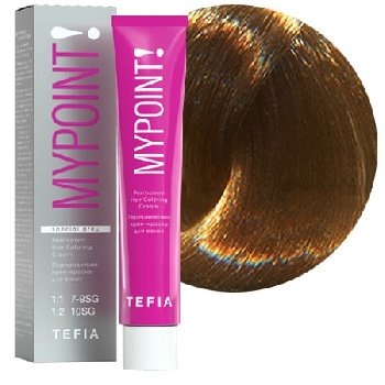 MYPOINT 8.80 светлый блондин коричневый для седых волос. Перманентная крем-краска для волос, 60 мл 