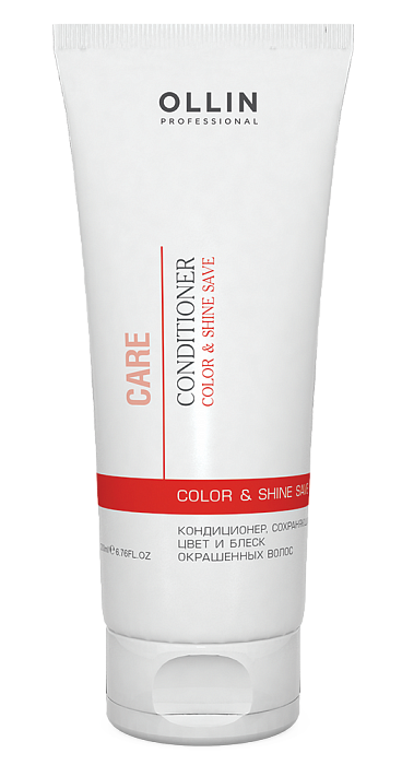 OLLIN CARE Кондиционер сохраняющий цвет и блеск окрашенных волос 200мл/Color&Shine Save Conditioner