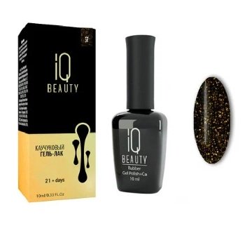 IQ BEAUTY Каучуковый гель-лак с кальцием 10 мл. (142 )