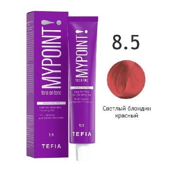 DEMI Гель-краска д/волос тон в тон 8.5 светлый блондин красный, 60 мл