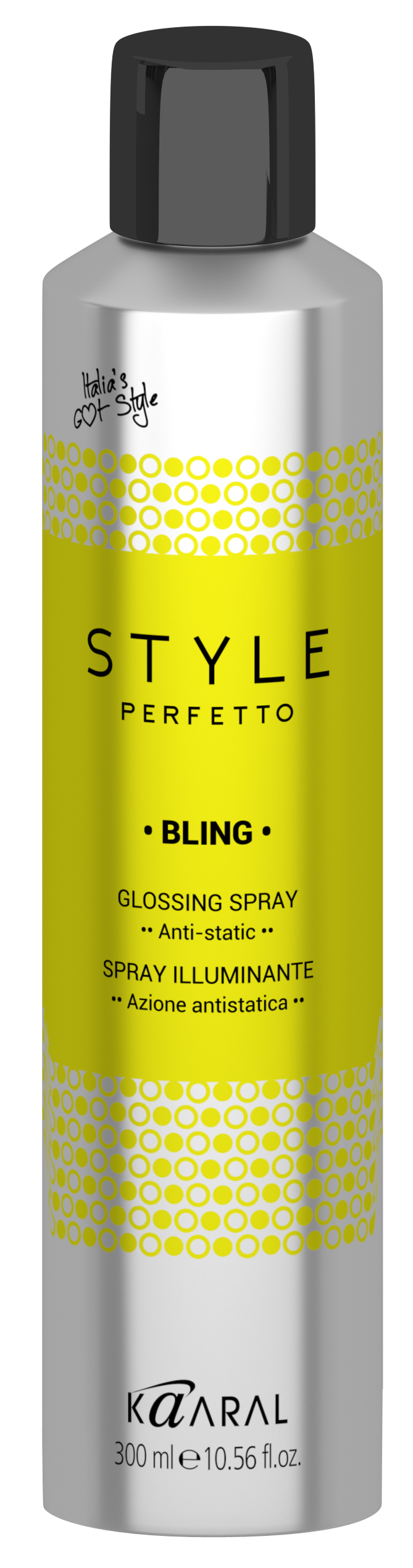 Style Perfetto Спрей-защита от курчавости и придания блеска.300мл Bling Glossing Spray.