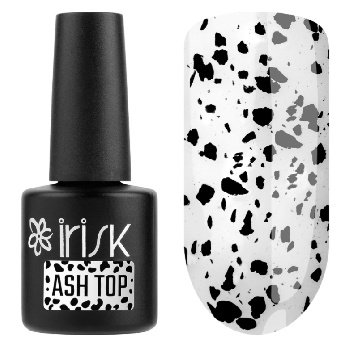 IRISK Топ декоративный без липкого слоя Ash Top, 10 мл (01 Black)