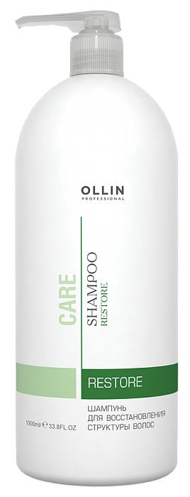 OLLIN CARE Шампунь для восстановления структуры волос 1000мл/Restore Shampoo