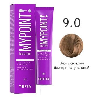 DEMI Гель-краска д/волос тон в тон 9.0 очень светлый блондин натуральный, 60 мл