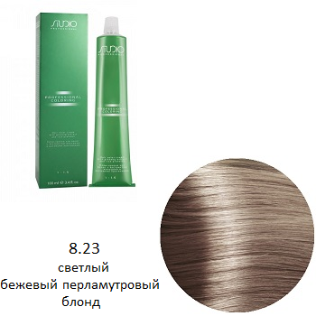S 8.23 Крем-краска д/волос с экстрактом женьшеня и рисовыми протеинами линии Studio,100мл