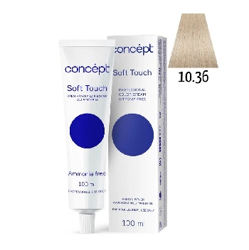 Concept Soft Touch 10.36 Ультра светлый блондин золотисто-фиолетовый 100 мл
