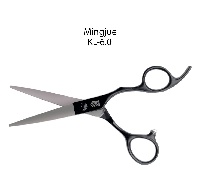  Ножницы "MINGJUE" KL-6.0 440С прямые черные ручки