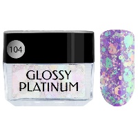 Гель-лак Glossy Platinum, №104 Duochrome, 5 мл